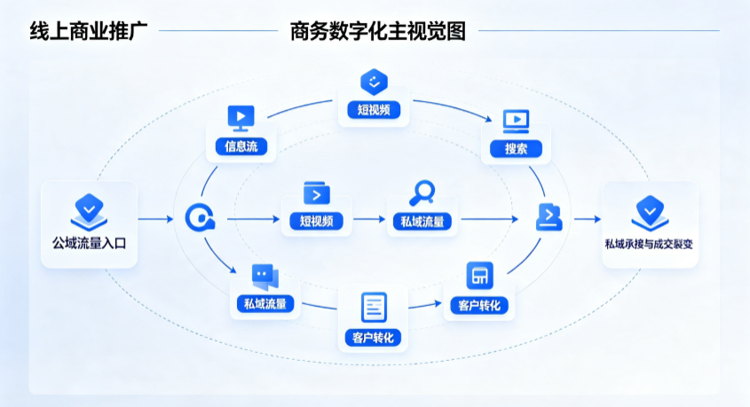 本溪满族自治县线上商业推广怎么做？全域流量闭环搭建与低成本转化实战指南
